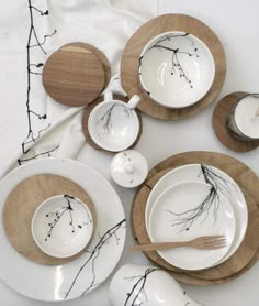 37 Best Tableware Images Ceramic Pottery Dish Sets Art Collection Of Hand Carved Wooden Plates And White Crockery W Bird Branch Designs