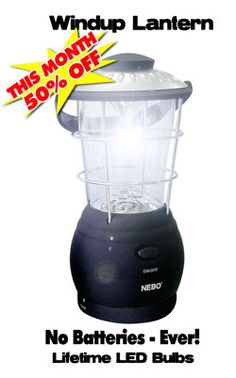 16 LED BRIGHT WIND UP LANTERN RECHARGEABLE CAMPING FISHING EMERGENCY LIGHT LAMP