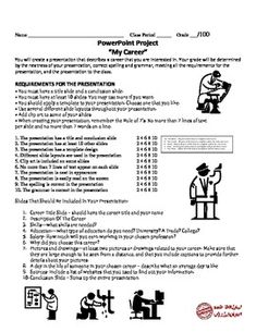 career powerpoint project