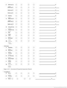 inspection form templates free