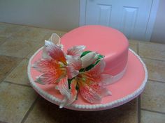 Derby Hat Cake - Cake by Tetyana Вкусные Торты, Помадка, Торт В Виде Шляпы, Торт На День Матери, Торты От Wilton, Торт На День Рождения, Выпечка, Булочки, Пироги