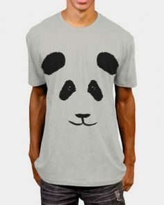 Cute Panda Baby Mens Casual Slim Fit Short Sleeve T-Shirt 100/% Cotton Tee Tops