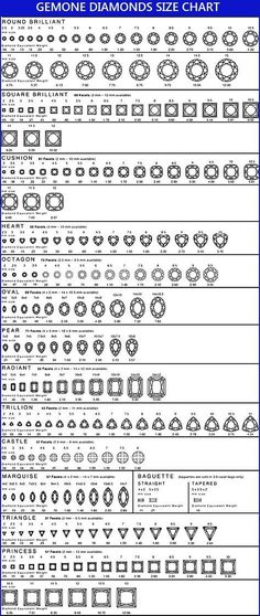 11 delightful diamond size charts images diamond sizes round diamond sizes carat chart