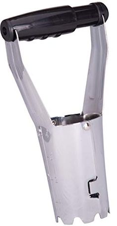 Zerodis Portable Metal Gardening Plants Transplanting Seedlings Transplanter Handle Tool for Bulb Planter Zerodis Portable Metal Gardening Plants Transplanting Seedlings Transplanter Handle Tool for Bulb Planter