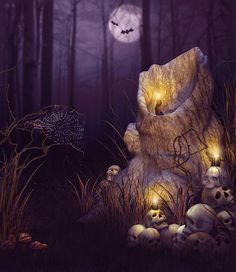 photography background woods skull candle halloween backdrop backgrounds for photo studio - Halloween Backdrop photography background woods skull candle halloween backdrop backgrounds for photo studio - Halloween Backdrop