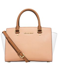 MICHAEL Michael Kors Selma Medium Top Zip Satchel - Handbags \u0026 Accessories - Macy\u0027s