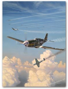 Aviation Art Prints Alabama Rammer Jammer by Jim Laurier P-51 Mustangs