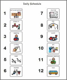 visual schedules templates koni polycode co