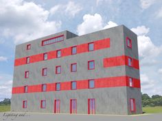 Rendering for the facade of a building before its construction in ... Rendering 3d milano
