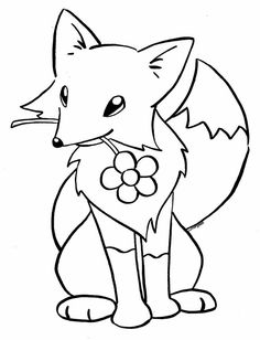 Download 19 Best Fox Cartoon Sketches images | Sketches, Animal ...