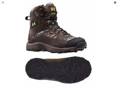 NEW Youth UNDER ARMOUR BOZEMAN WATERPROOF SCENT CONTROL CAMO Boots 6Y FREE SHIP!