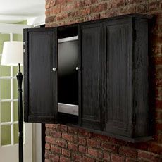 Finally A Way To Hide The Huge Flat Screen Jake Wall Mount Tv Buid A Tv Cabinet For Flat Screen To Keep That Conuous From Taking