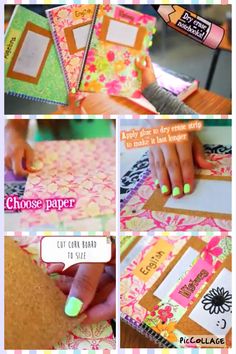 5 Ways To Diy Your Own Super Cute School Supplies From Bethany Bethany Mota Decorates Notebooks With Diy Designs