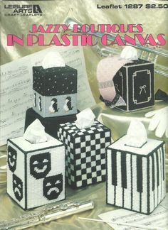 Jazzy Boutiques In Plastic Canvas Music Lover Patterns Leisure Arts Leaflet 1287