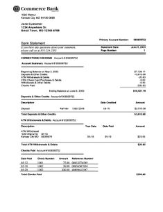 chase bank statement online template best template collection