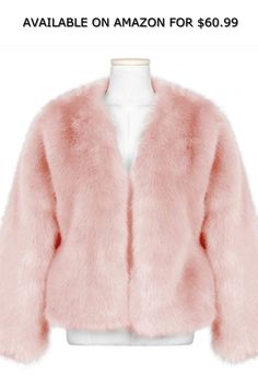 Naliha Women Faux Fur Jackets Coats Zip Hoodie Casual Parkas Coat Outerwear