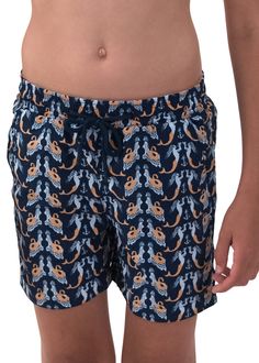 The Rocks Push Boys Balmoral Octopus Boardshorts Swimwear size 4 6 Octopus