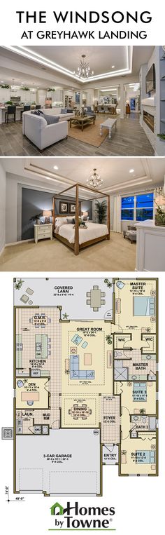 22 Best Greyhawk Landing Images On Pinterest New Home Communities The Windsong At Heron Park Greyhawk Landing New Home Communities Open Concept