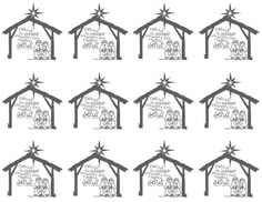 683 best 25 days of christ images on pinterest in 2018 diy religious christmas gift tags