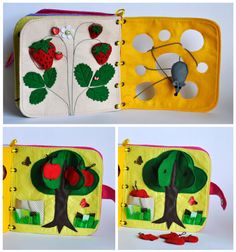 Name des Kindes Qualität #Quiet book Handgemachte Stille Bücher für Kinder