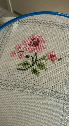 Square cerceau broderie Hoop Cadre en Plastique À faire soi-même Cross Stitch Craft Outil