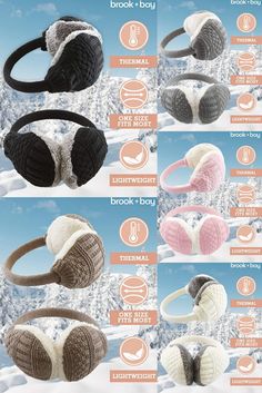 Winter Sport Female Skating Silhouette Winter Earmuffs Ear Warmers Faux Fur Foldable Plush Outdoor Gift
