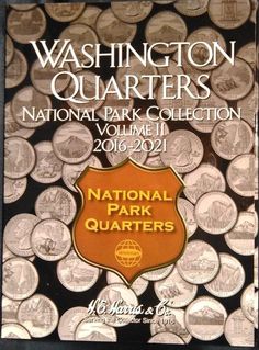 Harris National Park Quarters Collectors Folder 2010-2021 Glossy Color Folder