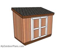 8x8 Lean To Shed Plans 14 Building Section Home Deco