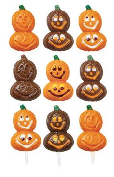 Wilton Four Hole Confectionary Corn and Pumpkin Mould