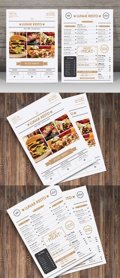 modern restaurant food menu template psd best food menu templates