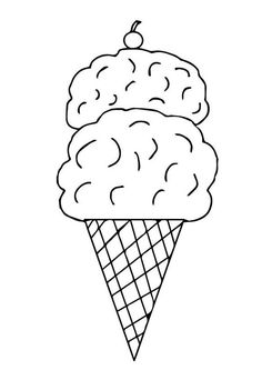 Print Coloring Image Ice Cream PagesKids