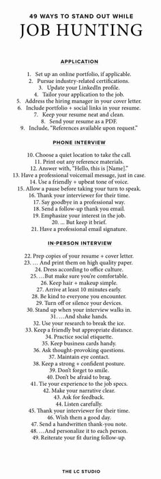 Working your way through the job interview process is tough enough. If you're lucky enough to get real face time, the struggle to stand out is an imminent threat. With these tips, it doesnt have to be. Job Interview Advice, Job Advice, Job Info, Job Interview Questions, Interview Process, Job Interviews, Interview Skills, Interview Outfits, Interview Preparation