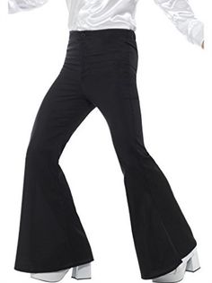 Multi-Coloured - Size 60s Groovy Flared Trousers Mens UK IMPORT COST-M NEW