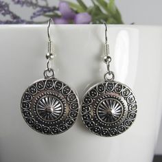 316 Best Earrings For Sensitive Ears Images On Pinterest In 2018 Bohemian Earrings Nickel Free Surgical Stainless Steel Round Silver Boho Chic Jewelry Dangle