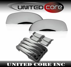 For CHEVY Silverado GMC Sierra 1999~2006 Chrome 2 Handle w// key Tailgate Covers