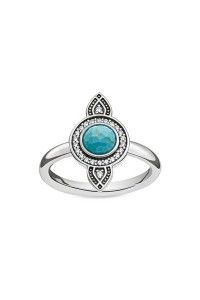 Thomas Sabo Femme 925 Argent Silver Ovale Blanc Marron /Œil de tigre Perle