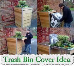 exciting trash can hider outside trash bin cover idea for those of us living in tight quarters 16 best hiders images on pinterest gardens garden storage exciting trash can hider outside trash bin cover idea for those of us living in tight quarters 16 best hiders images on pinterest gardens garden storage