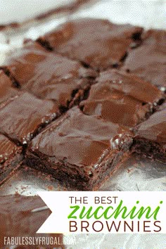 I've been tweaking my recipe until I found just the right Zucchini Brownies Recipe! This is a must-try!! #zucchini #bestbrownies #chocolate #moist #hiddenveggies #dessert #brownies
