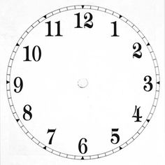 printable clock templates blank clockface without hands clock blank analog clock