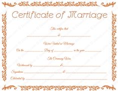 marriage certificate 05 microsoft pinterest wedding