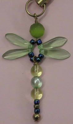Jewelry Pot Silvertone Dragonfly with Crystals Blue Enamel Key Fob