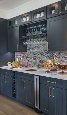 9 Best Wet Bar Sink Images Bars Sinks Contemporeano 1 X 85 Gl Mosaic Tile In Dark Blue