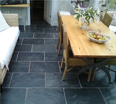 7 Best Kitchen Tiles Uk Images Tile Installation Image Result For Rice White Marble With Slate Floor Flooring Kitchen
