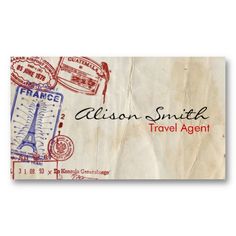 16 Best Travel Agent Business Cards Images
