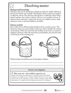 soluble and insoluble chemistry