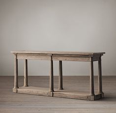 Restoration Hardware Barade Salvaged Wood Console Table We Got Bertrand Console Table Restoration Hardware