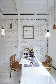 85 Best White Brick Images Bedrooms Home Decor Bed Room Ase House Interior By No 555 Home Remodeling Painted Brick Walls White