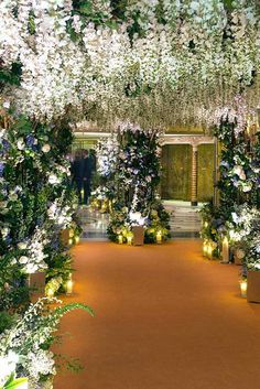 the royal wedding floral archesphoto