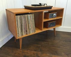 Record Storage Cabinet Pinterest Evil Witch And New Mid Century Modern Record Player Console Turntable Stereo Cabinet With Lp Al Storage Solid Cherry Natural Finish