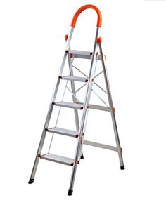 Multi-Purpose 5 Step Ladder Folding Portable Aluminum 150KG Max Load Capacity